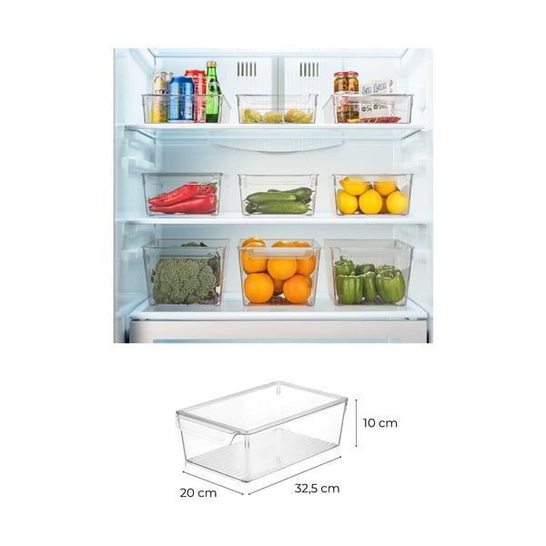Plastični organizator za hladnjak 3 kom - Hermia-image-2