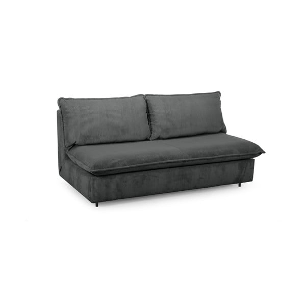 Tamno siva sklopiva sofa od samta 184 cm Isadora – Bobochic Paris-image-2