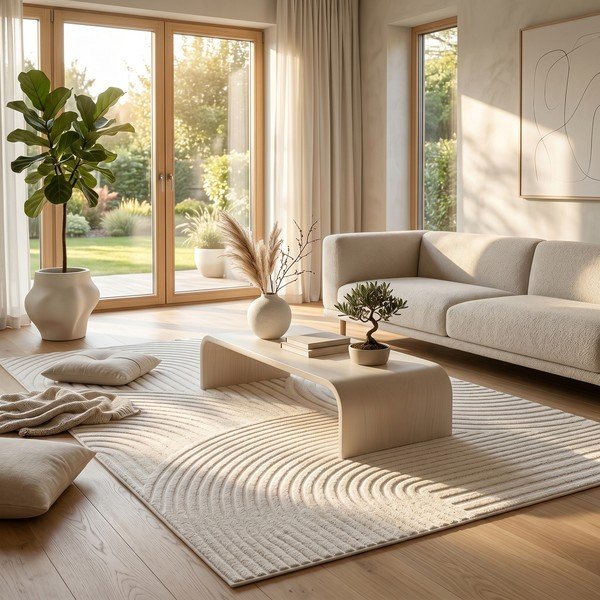 Krem tepih 120x170 cm Whirl – ESTE-image-1