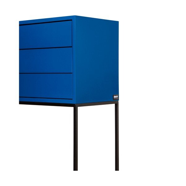 Plava niska komoda 113x88,5 cm Scott – Really Nice Things-image-3