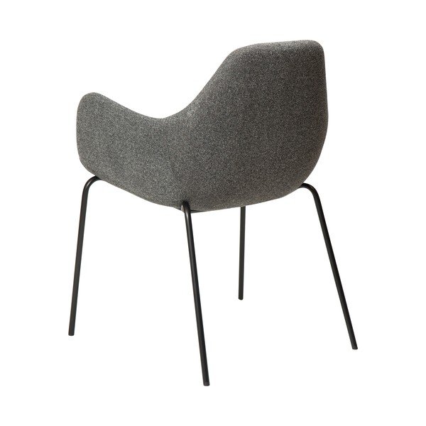 Siva fotelja od bouclé tkanine Zimmer – DAN-FORM Denmark-image-4