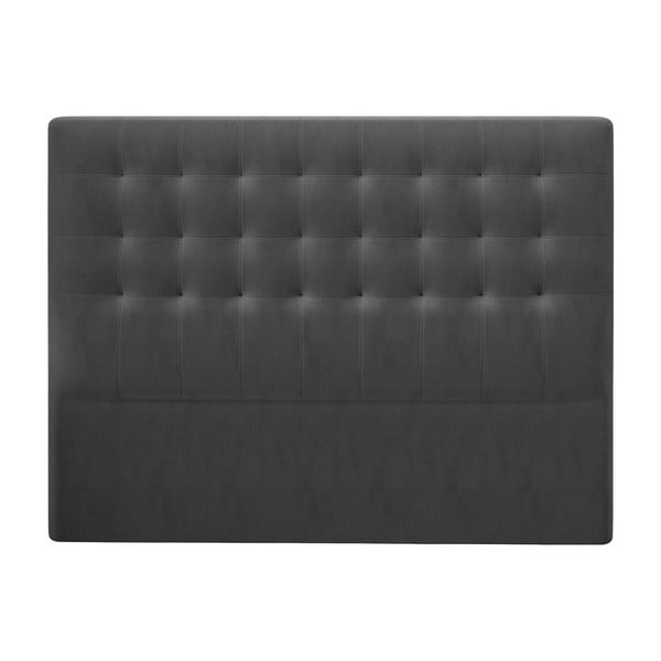 Tamno sivo baršunasto uzglavlje Windsor & Co Sofas Athena, 200 x 120 cm