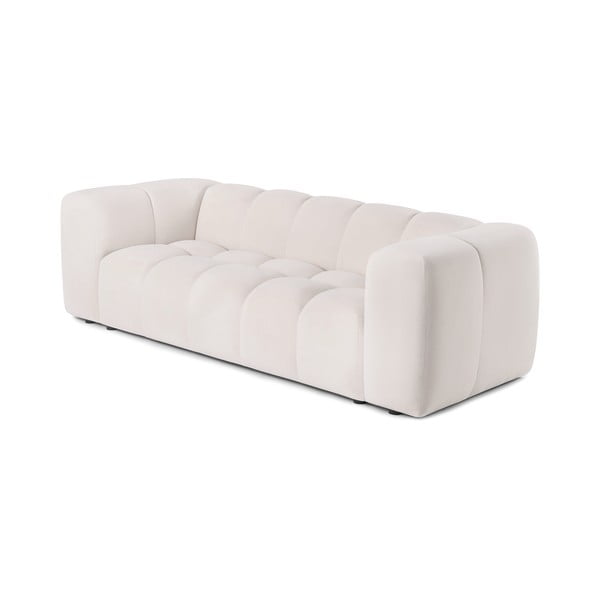 Krem baršunasta sofa 225 cm Cube – Bonami Selection-image-2