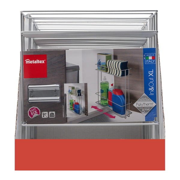 Viseća polica za začine na 2 kata Metaltex In Out-image-3