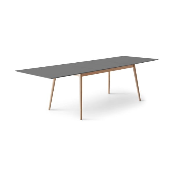 Antracitno sivi/u prirodnoj boji proširiv blagovaonski stol 100x210 cm Meza – Hammel Furniture-image-1