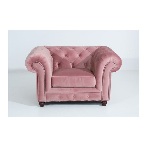 Ružičasta stolica Max Winzer Orleans Velvet