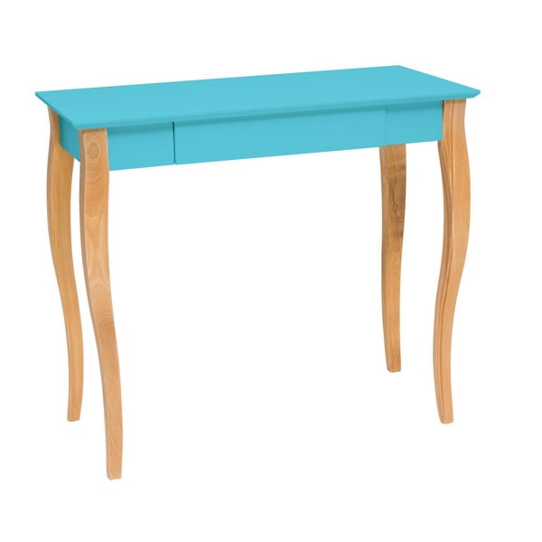 Radni stol tamno tirkizne boje Ragaba Lillo, dužine 85 cm