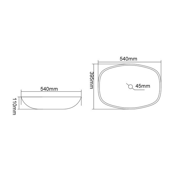 Plavi stakleni umivaonik 54x39,5 cm Kvaore – Sapho-image-4