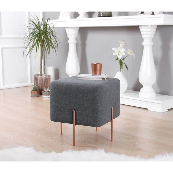 Tamno sivi tabure Copper – Artie-image-1