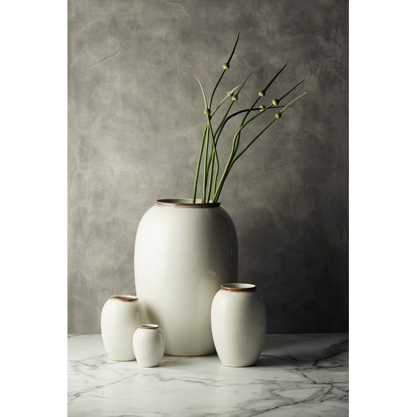 Bijela vaza od kamenine (visina 20 cm) Gastro  – Bitz-image-1