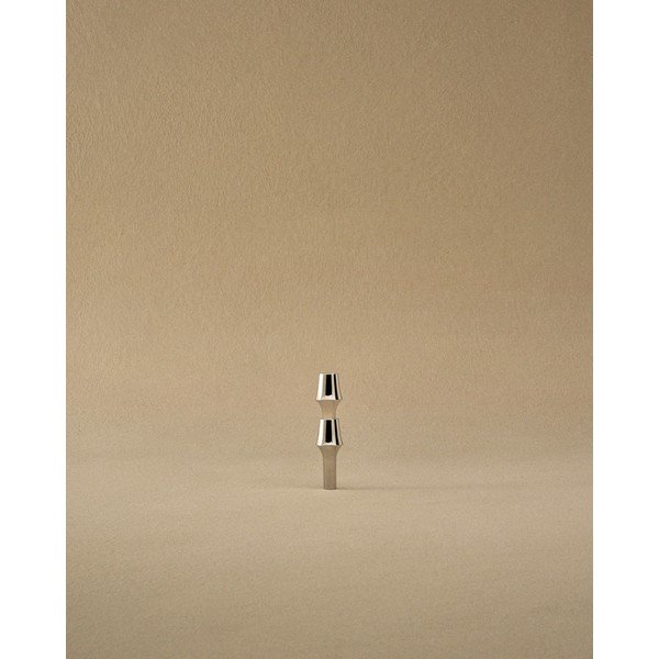Metalna vaza u sjajno srebrnoj boji (visina 11 cm) BMF – STOFF Nagel-image-2