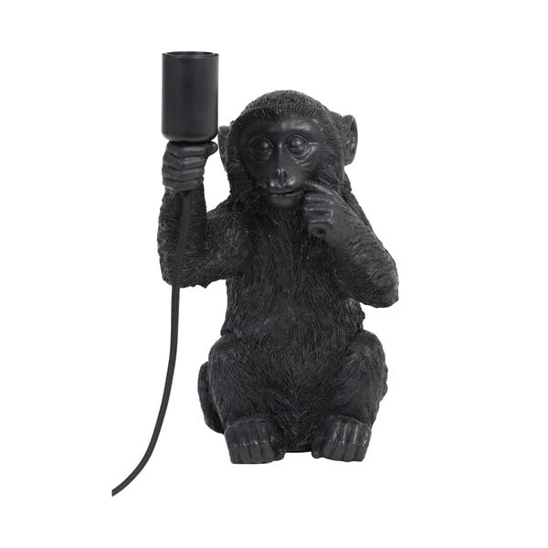 Crna stolna lampa (visina 34 cm) Monkey - Light & Living