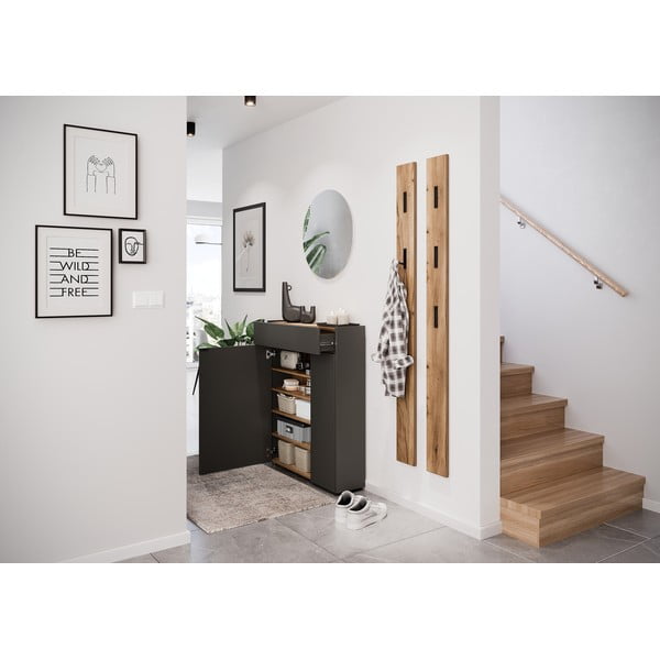 Antracitno sivi ormarić 82x102x22 cm Ameca – Germania-image-4