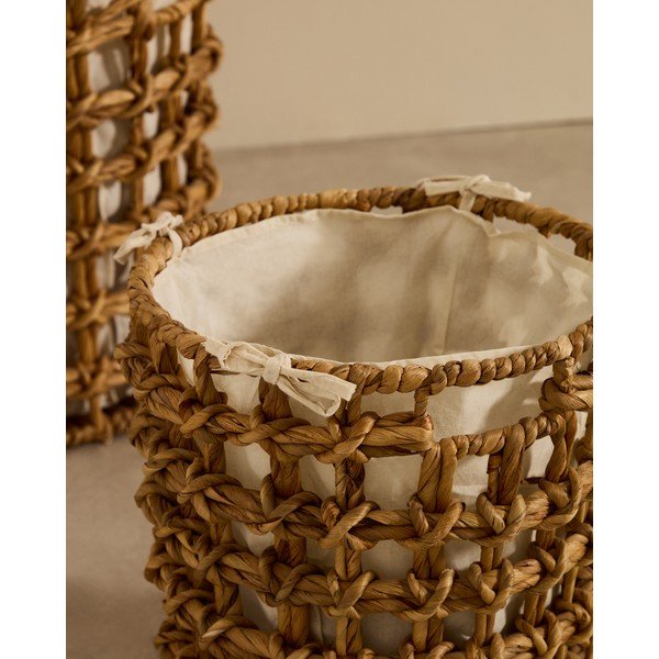 Košare u setu 2 kom od vodenog zumbula ø 38x38 cm Dilam – Kave Home-image-2