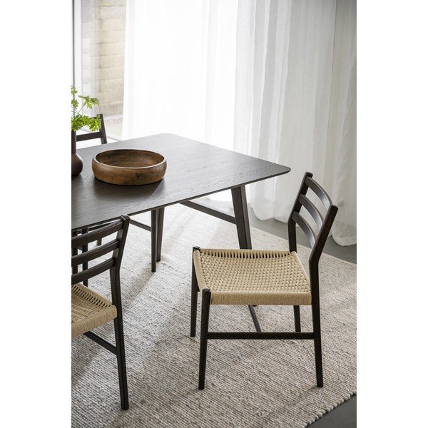 Blagovaonske stolice u setu 2 kom u prirodnoj boji/tamno smeđe Harlan – Rowico-image-1