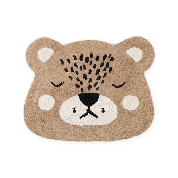 Svjetlo smeđi periv/ručno rađen pamučan dječji tepih 93x120 cm Snuggle Bea – Hanse Home