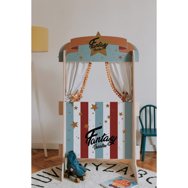 Drveno dječje kazalište lutaka Dekornik Classic Retro-image-1