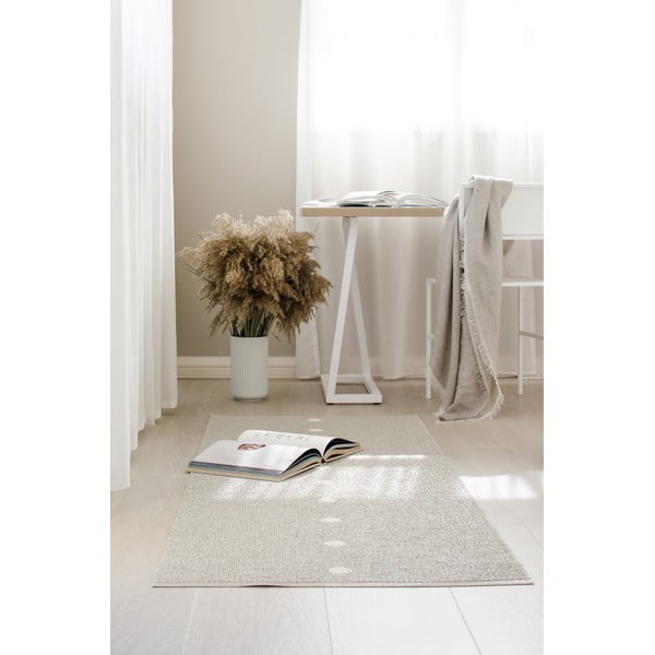 Bež/krem unutarnji i vanjski tepih 70x60 cm Peg Linen Vanilla – Pappelina-image-1