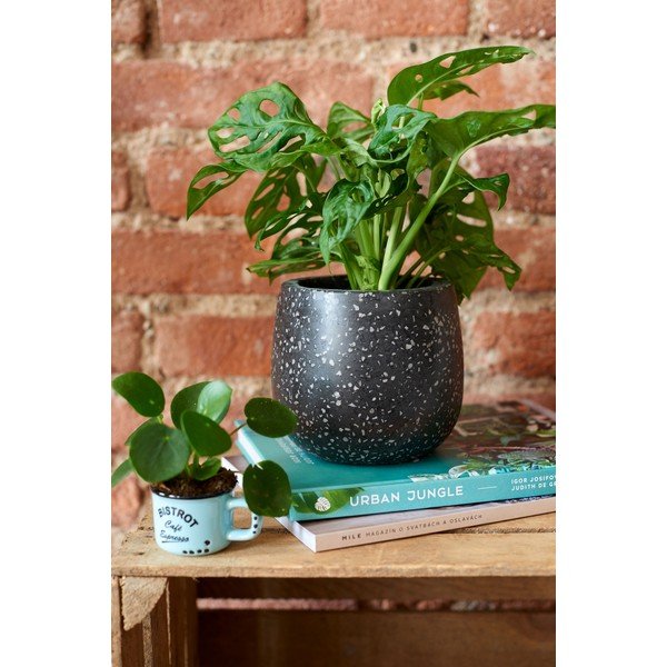 Crno-siva betonska posude za cvijeće Kave Home Braydon-image-1