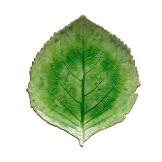 Zeleni zemljani tanjur Costa Nova Riviera, 19 x 22 cm