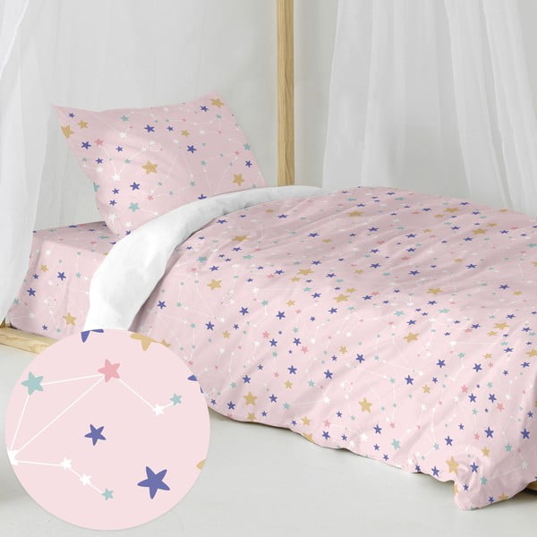 Pamučna dječja posteljina za krevet za jednu osobu 140x200 cm Sky stars – Happy Friday