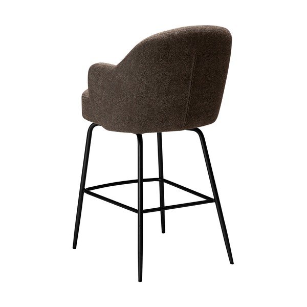 Smeđa okretna barska stolica (visine sjedala 70 cm) Bae – DAN-FORM Denmark-image-4
