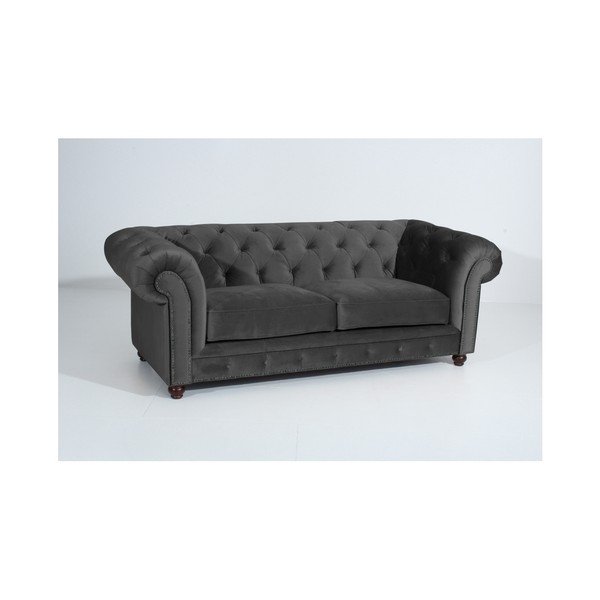 Antracit siva sofa Max Winzer Orleans Velvet, 216 cm-image-3