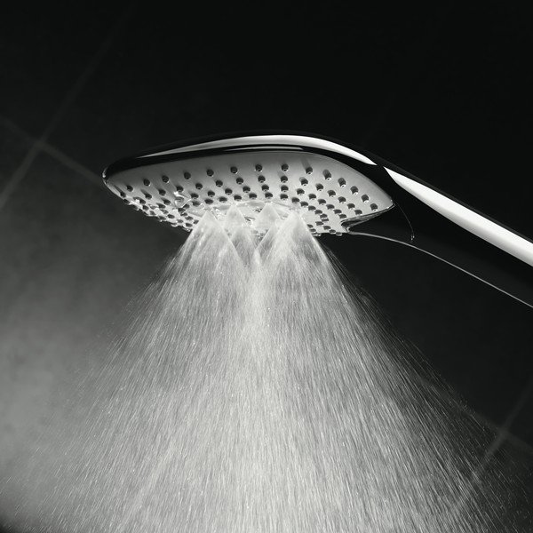 Plastična ručka za tuš u sjajno srebrnoj boji IdealRain Evo Jet – Ideal Standard-image-2
