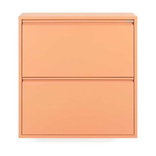 Metalni preklopni ormarić za cipele u boji lososa 75x77,5x22,5 cm Billy – Spinder Design-image-3