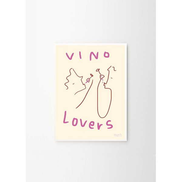 Plakat 50x70 cm Vino Lovers – Ruby Hughes – The Poster Club-image-3