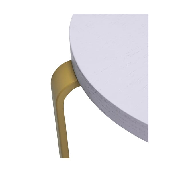 Smeđe-plavi stolac od jasenovog drva Smile - Hübsch-image-2