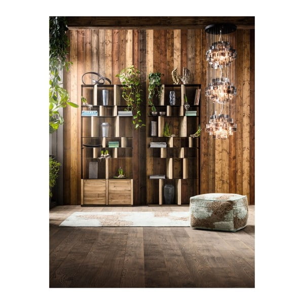 Kare Design Storm polica za knjige od recikliranog bora-image-4