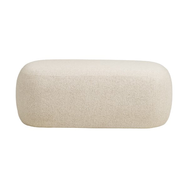 Bež klupa od bouclé tkanine Blossomville – House Nordic