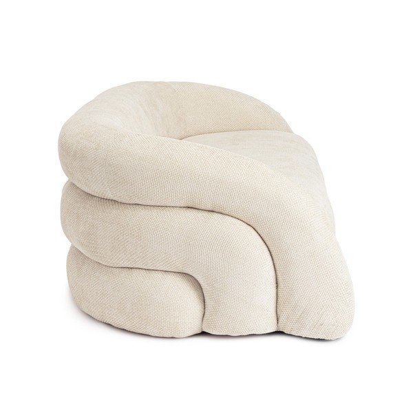 Krem sofa od šenila 200 cm Clemence – Bizzotto-image-3