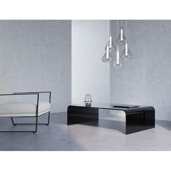 Bijela LED viseća svjetiljka sa staklenim sjenilom ø 55 cm Cipera – CINQUE-image-1