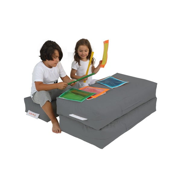 Sivi dječji kauč 100 cm Nier – Floriane Garden-image-2