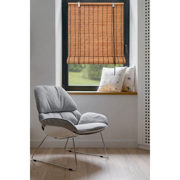 Narančasta rolete  od bambusa 90x220 cm Zeva – Gardinia-image-1