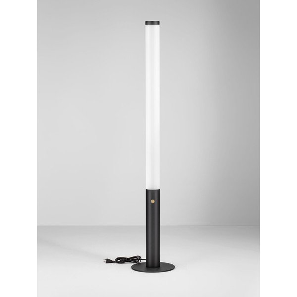 Mat crna željezna LED stojeća svjetiljka s mogućnosti zatamnjivanja sa sjenilom od akrilnog stakla (visina 141 cm) Glaze – Nova Luce-image-4