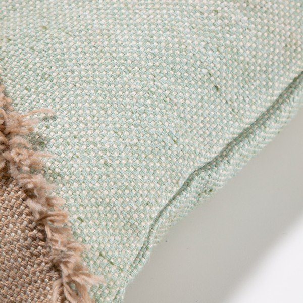 Ružičasto-bež ukrasna jastučnica od reciklirane plastike Kave Home Dalila 45 x 45 cm-image-1