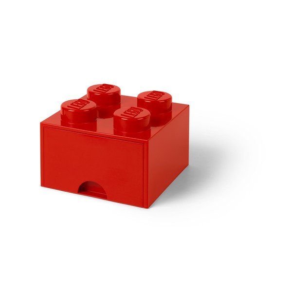 Crvena kutija za pohranu s ladicom LEGO®-image-1