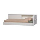 Bijeli krevet od masivnog bora bez podnice 90x200 cm Carter – WOOOD