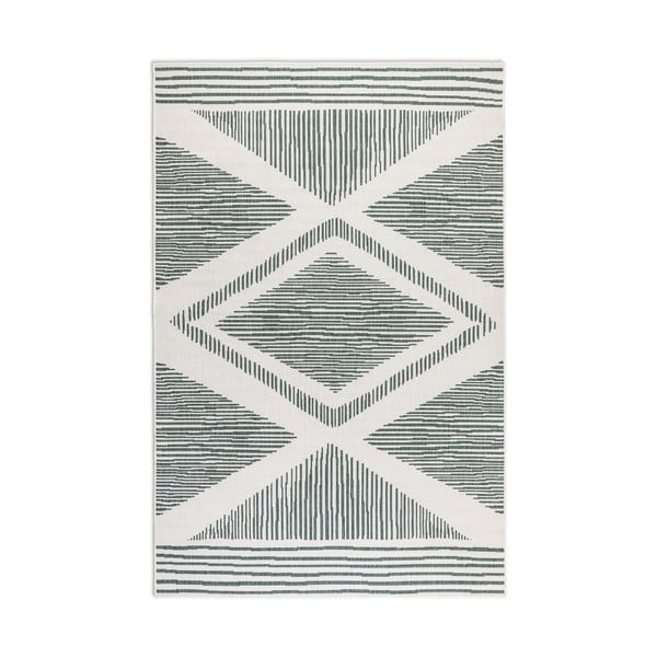 Zeleni/krem vanjski tepih 200x290 cm Gemini – Elle Decoration