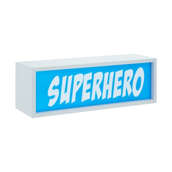 Plavi svjetlosni ukras na baterije Superhero – Premier Housewares