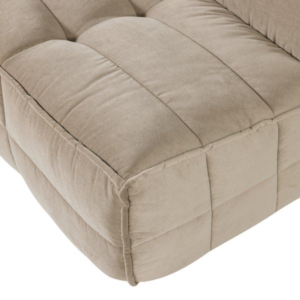 Bež baršunasti sofa 204 cm Cluster – vtwonen-image-1
