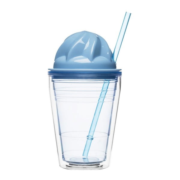 Plava šalica za milkshake Sagaform, 350 ml