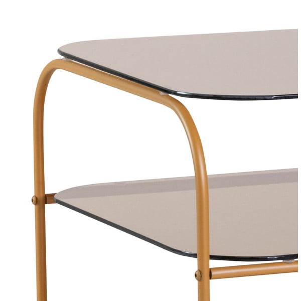 Pomoćni stol sa staklenom pločom stola 41x41 cm Echo – Hübsch-image-2