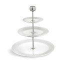 Bijeli porculanski etažer s tri nivoa Kähler Design Hammershoi Etagere, ⌀ 28 cm