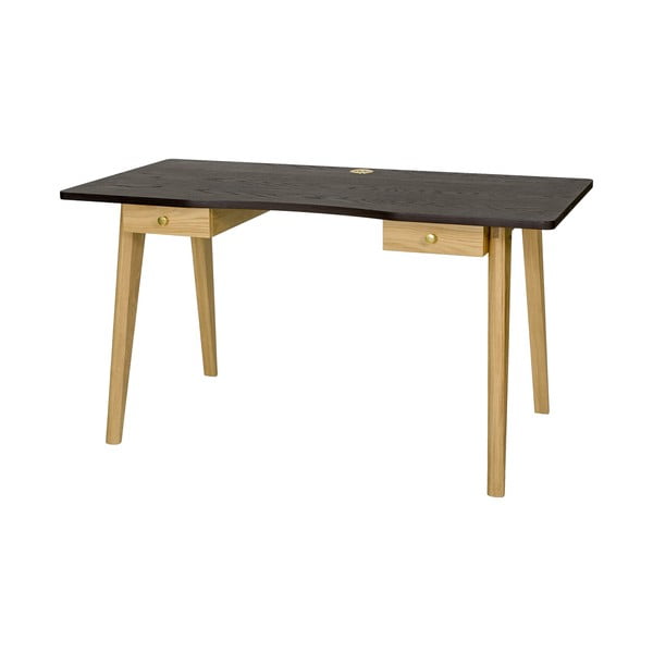 Radni stol u dekoru hrasta 70x140 cm Nice – Woodman-image-2