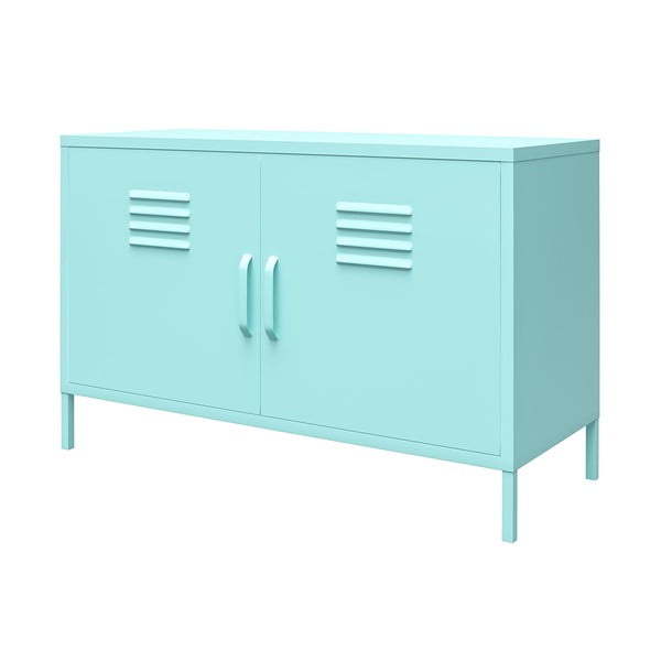 Svjetlo plavi metalni ormar Novogratz Cache, 100 x 64 cm-image-2