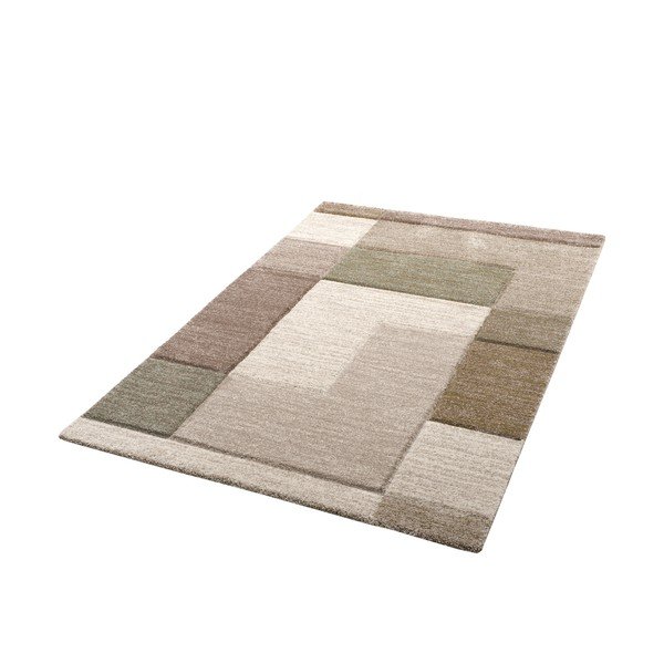 Kaki zeleni/bež tepih 80x120 cm Teva – Universal-image-2